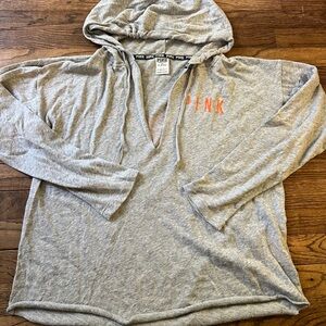 VS PINK Detroit Tigers split neck hoodie L